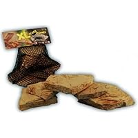 Brown Slate Stack Rock Decoration Aquascape Kit 5 PCS Aquarium Aquascape DIY Kit, Aquarium Safe, All Natural Stone, Organic Terrarium, Iwagumi Aquarium, cichlid cave, pleco cave.