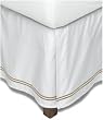 Pinzon 400-Thread-Count 100% Cotton Sateen Hotel Satin Stitch California King Bed Skirt, Taupe
