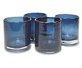 Artland Iris DOF, 14-Ounce, Slate Blue, Set of 4