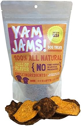 Yam Jams! Sweet Potato Dehydrated Chip Dog Treats (1 Pack (3 Oz))