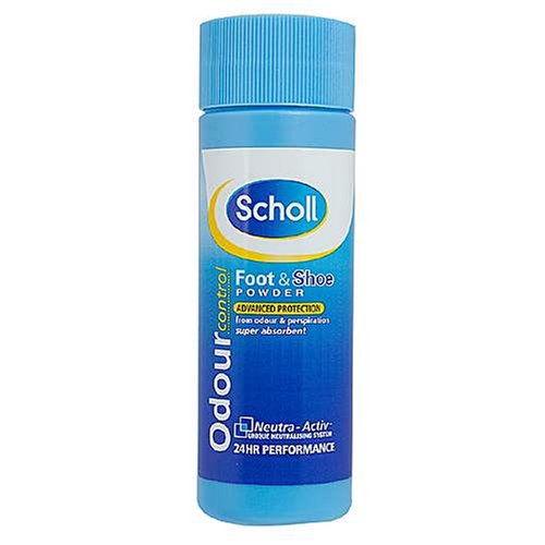 Scholl Footcare Odour Control Foot & Shoe Powder 24 Hr Performance 75g