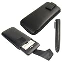 Leder-Etui Hülle für LG KP500 Cookie schwarz!
