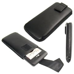 Leder-Etui Hülle für LG KP500 Cookie schwarz!