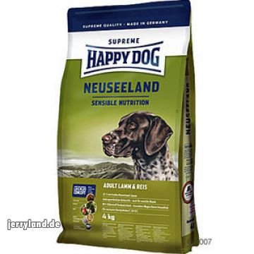 Happy Dog 49197 Supreme Neuseeland Lamm Hundefutter 4 kg