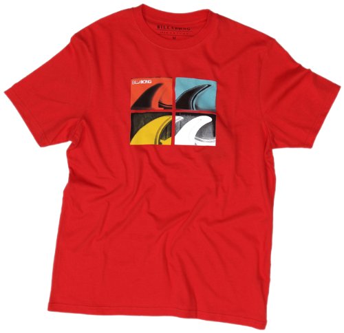 Billabong Herren T-shirt Quad, red fire, L, J1SS32BIS2 Preisvergleich