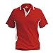 Mens Color Blocked Wicking Polo, Red