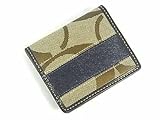 (�R�[�`)COACH �V�O�l�`���[ �R�C���P�[�X[�X�g���C�v] F74060 KH/DE�i�J�[�LX�f�j���j ���s�A���i