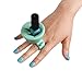 Queentools Wearable Nail Polish Holder Pack- Secure Lightweight and Comfortable- Fit All Fingers- Pack of 2, Color Spa Green and Pink