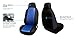 FH GROUP FH-FB102114 Classic Cloth Car Seat Covers Blue / Black color