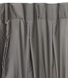 Umbra Pleatta 50 X 96-Inch Pleated Taffeta Panel, Pewter