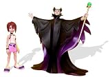 Kingdom Hearts: Kairi with MaleficentIMAGE