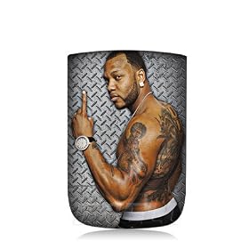 Ecell - FLO RIDA BATTERY COVER BACK CASE FOR BLACKBERRY TORCH 9800 9810