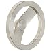 2 Spoked Stainless Steel 303 Dished Hand Wheel without Handle, 6" Diameter, 1-7/16" Hub Diameter (Pack of 1)