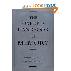 The Oxford Handbook of Memory (Oxford Library of Psychology)