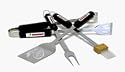 Motorhead Products MH5026 NFL 4-Piece BBQ Grilling Utensil Set, Redskins