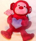 APPLAUSE 10" I LOVE YOU PLUSH MONKEY