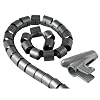 Hama - Cache c�ble "Easy Cover" spiral� silver 2,50m