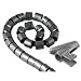 Hama Kabelb�ndel-Schlauch "Easy Cover", 2,5 m, 20 mm, Silber