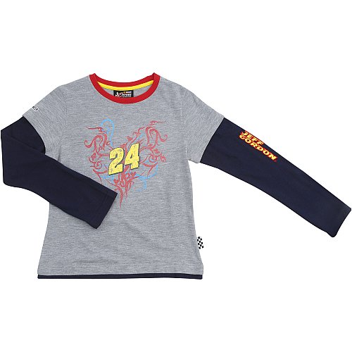 Buy Chase Authentics Jeff Gordon Speedway Faux Layered Tee Girls (7-16) by Chase Authentics