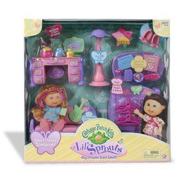 Click here to buy Cabbage Patch Kids Lil Sprouts Sleep Over Party by Play Along.