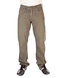 Buffalo David Bitton Men's Sixon Slim Straight Leg Jeans in Olive