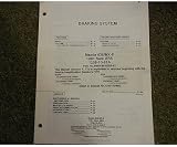 1991 Mazda 626 MX-6 MX6 Breaking System Service Repair Shop Manual FACTORY 91