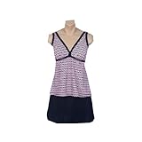 It Figures Hip Hider Collection Chain Framed V-neck Skirtini Swimsuit OR Swimsuit Top