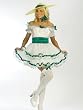 Sexy Southern Belle Costume theater Theatre Costumes White Dress Lace Gloves