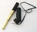 15" Handheld Brass Telescope with Leather Case - Nautical Collector