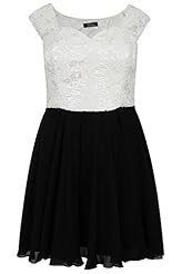 Plus Size Floral Print Chiffon Sweetheart Skater Dress/Prom Dress 