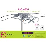 Esky HG 831 831TG Remote controlled Multi Directional Outdoor HDTV Antenna UHF VHF 360 Degree Rotation Electronics hdtv antenna