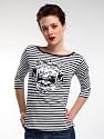 Sailor Jerry LAST PORT STRIPED Womens Trapeze Tee