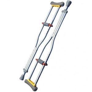 Procare Adjustable Anodized Aluminum Crutches – Tall/Large