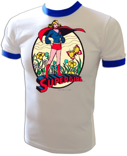  1976 Vintage Mego Style D.C. Comics Superman Supergirl T-Shirt from DC COMICS