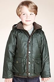 Autograph Pure Cotton Hooded Wax Jacket