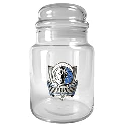 Dallas Mavericks 31oz Glass Candy Jar - Primary Logo NBA Basketball