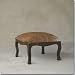 Cowhide Low Stool