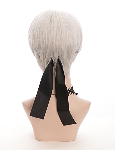 Yuehong-White-Short-Straight-BOB-Sexy-Stylish-Heat-Resistant-Synthetic-Hair-Wig
