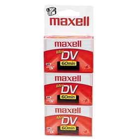 Maxell® 298016 - PREMIUM GRADE MINI DV VIDEO CASSETTE, 60 MINUTES