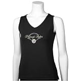 Reebok Pittsburgh Steelers Ladies Black Heather Sleeveless T-shirt