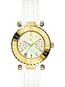 GUESS Diver Chic GC White Croc Strap Watch
