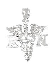 CleverSilvers Sterling Silver Pendant Medical Themed