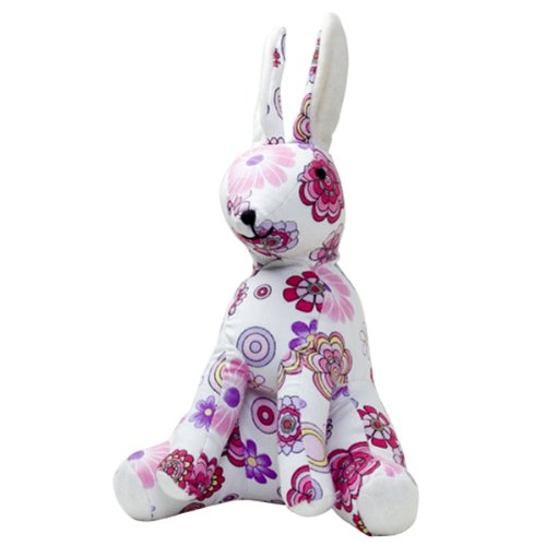 41MnWDYwsWL Color Zoo Rory The Rabbit Stuffed Animal in Flower Shower