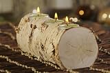 Produkt-Bild: Weihnachtsdeko - Teelichthalter "Ast" - Natur