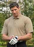 Big Mens Short Sleeve 7.7 oz 100% Spun Polyester Micromesh Polo Golf Shirt (Big & Tall and Regular S
