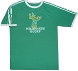 Milwaukee Bucks Throwback Vintage Adidas Premium Slim Fit Soft T Shirt