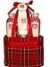 7116 Morgan Avery Rose Bath and Body Plaid Tote Bag Gift Set