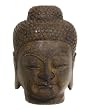 Stone Buddha Head Statue