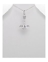 Music Pendant Necklace In 92.5 Sterling Silver