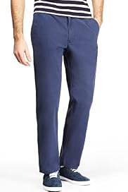 North Coast Pure Cotton Slim Fit Straight Leg Chinos